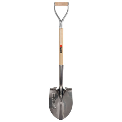 Chrome-Painted Steel Ceremonial Shovel