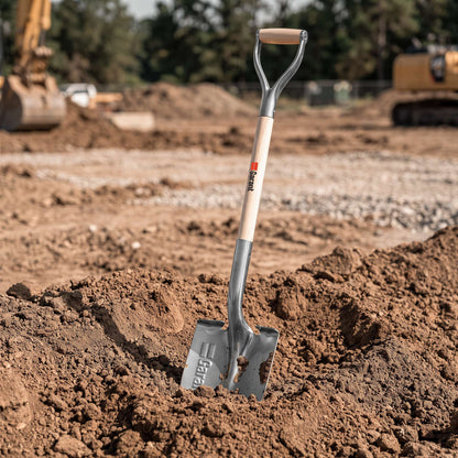 Chrome-Painted Steel Ceremonial Shovel