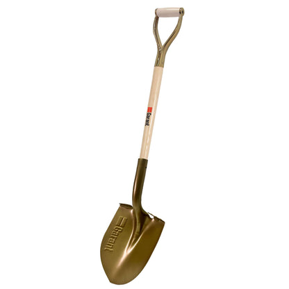 Gold-Painted Steel Ceremonial Shovel