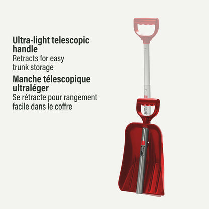 Pelle pour l’auto télescopique avec manche en aluminium 8,5 po