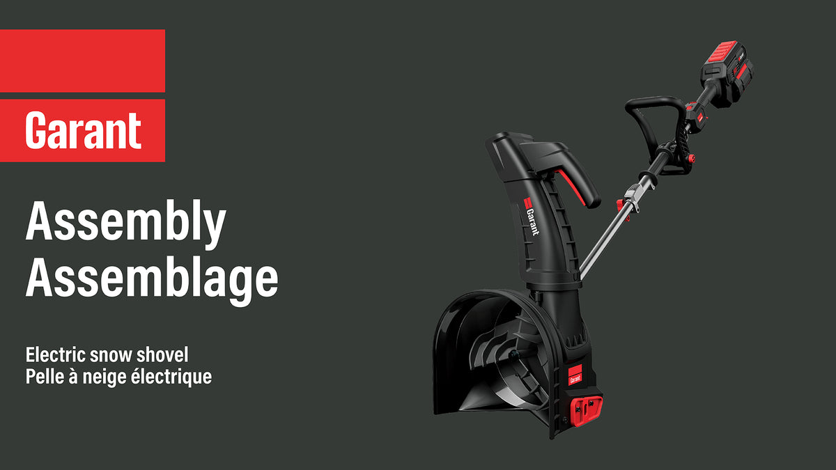 Comment assembler votre pelle à neige électrique? 