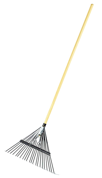 Springback lawn rake