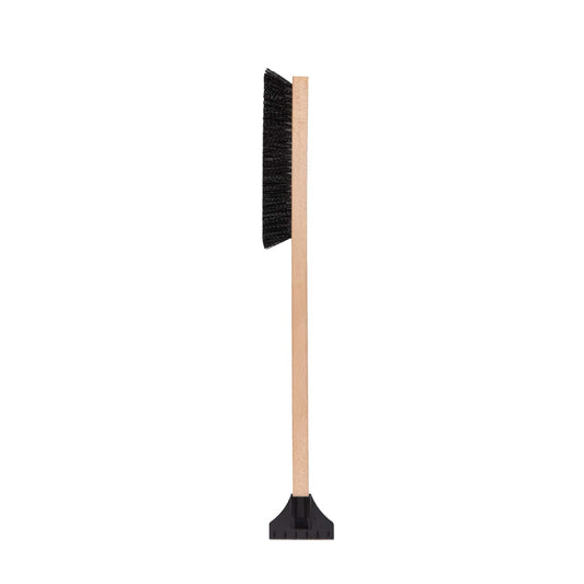 25-inch Wood Snow brush - Poly ice scaper