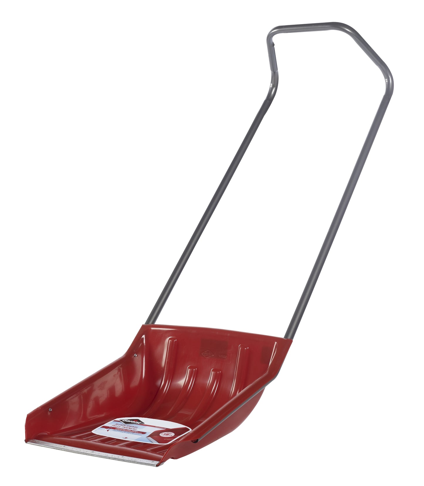 Sleigh shovel, 18" poly blade