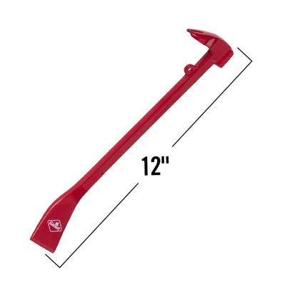11 3/4"  3-in-1 Multi-Bar: Pry Bar, Nail Puller, Hammer