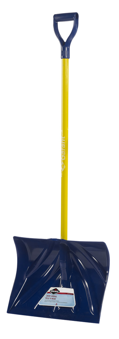 Snow shovel, 18" poly blade