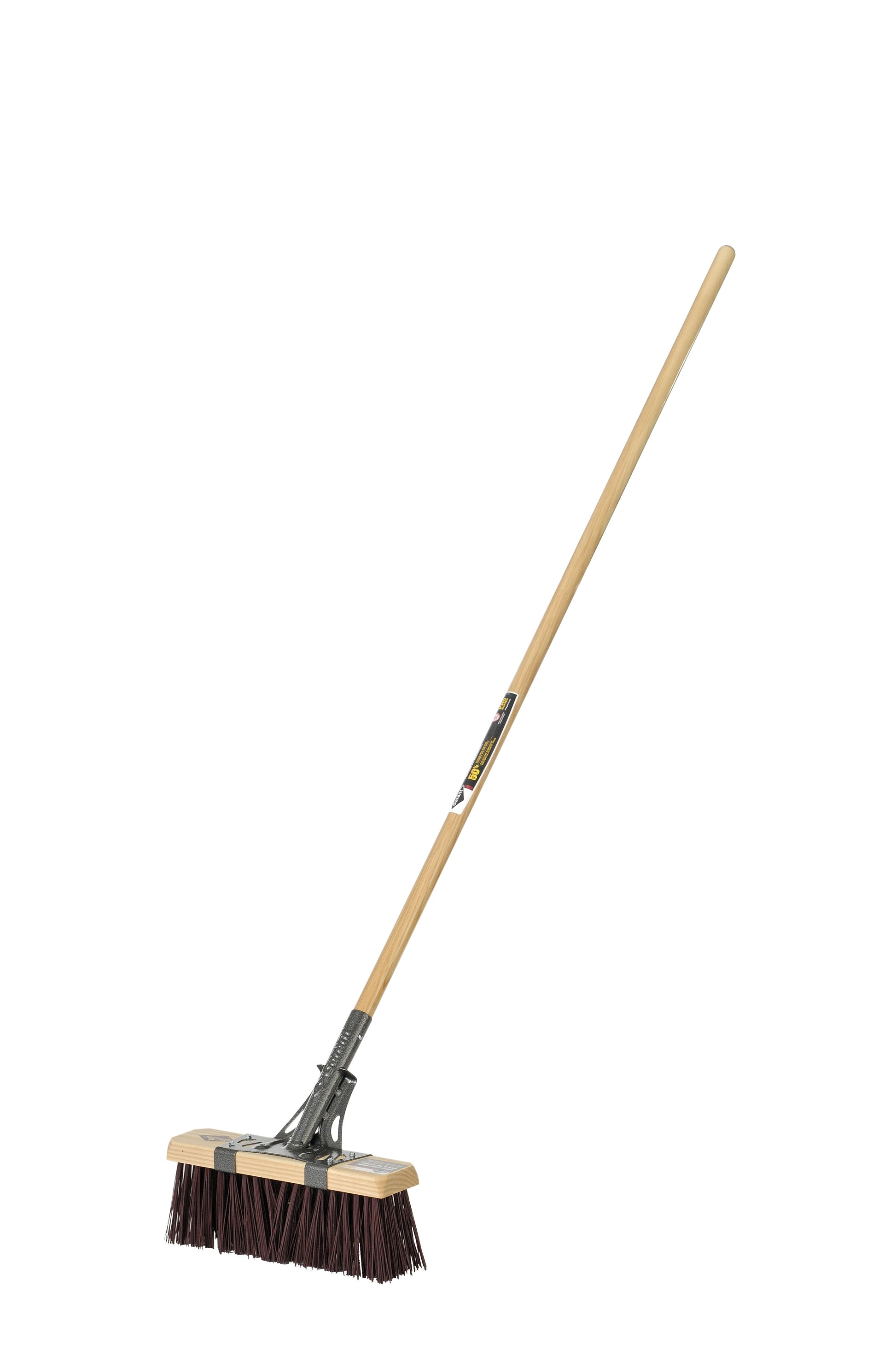 Street/stable broom 14", synthetic, wood hdle Garant