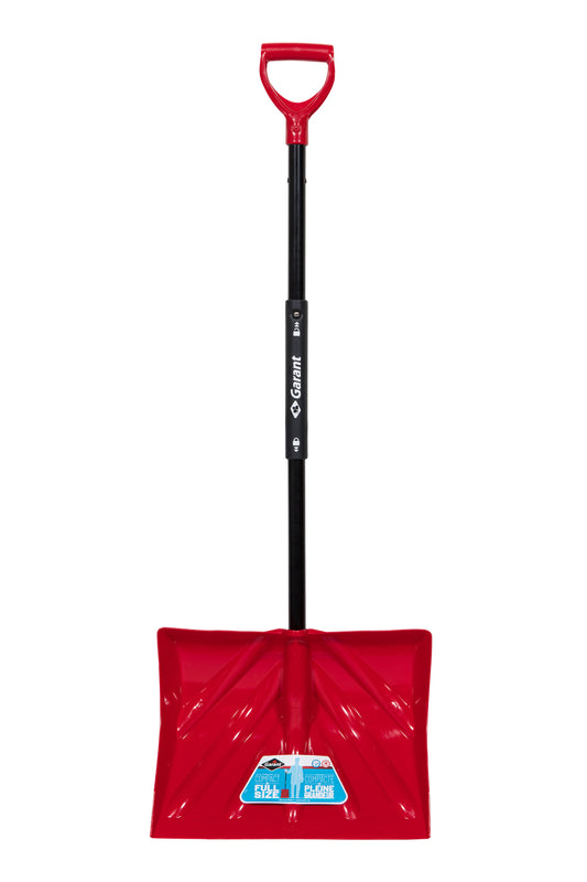 Foldable snow shovel,18 in. poly blade