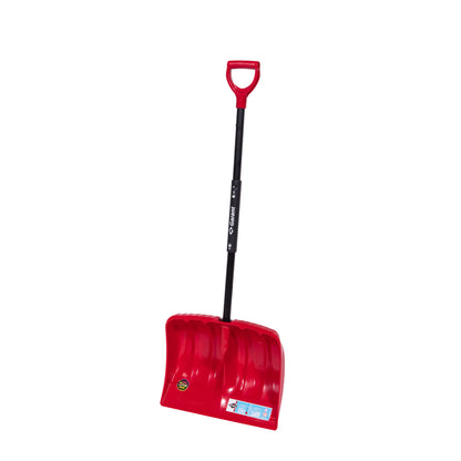 Foldable snow shovel, 19-inch poly blade
