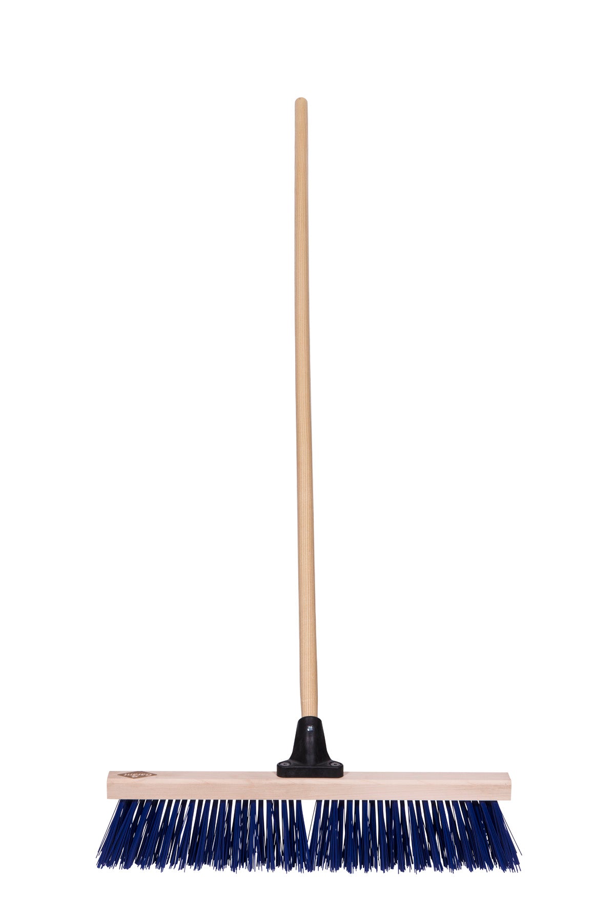 Stable push broom, 24", extra-stiff