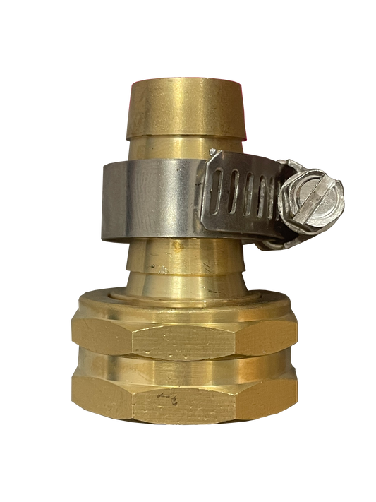 Hose connector repair, female, brass, PRO flow